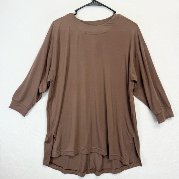 Athleta Cocoa Relaxed Blouse - Picture 1 of 11